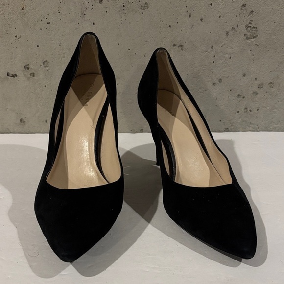 Cole Haan Shoes - Cole Haan Black Suede Juliana Pointed Toe Pumps - Size 11B